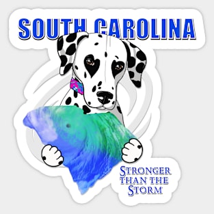 Dalmatian South Carolina Strong! Sticker